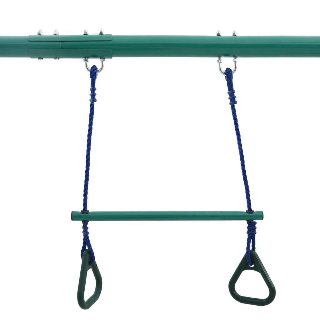 Set Altalene con Anelli per Ginnastica e 4 Sedili in Acciaio - homemem39