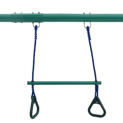 Set Altalene con Anelli per Ginnastica e 4 Sedili in Acciaio - homemem39