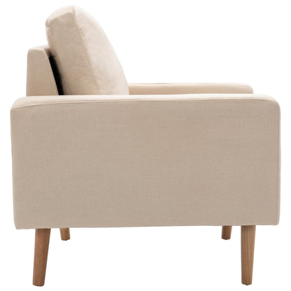 Cream Armchair in Fabric