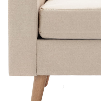 Cream Armchair in Fabric