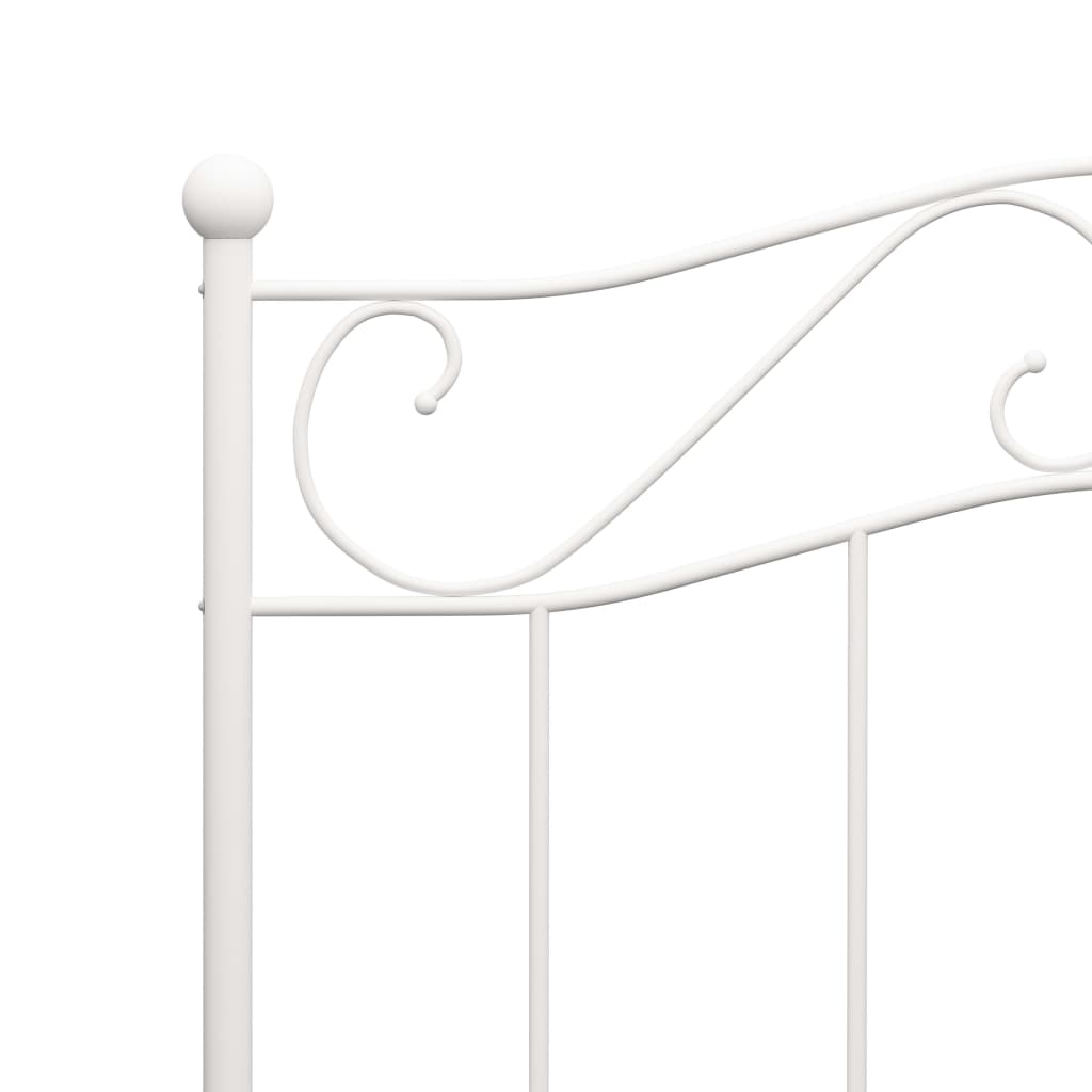 Giroletto Bianco in Metallo 90x200 cm
