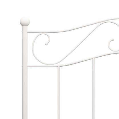 Giroletto Bianco in Metallo 90x200 cm