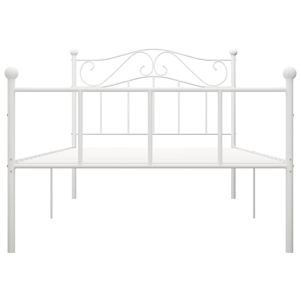 Giroletto Bianco in Metallo 100x200 cm | homemem39
