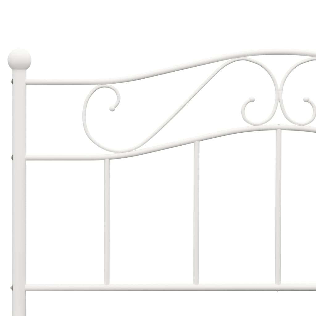 Giroletto Bianco in Metallo 140x200 cm | homemem39