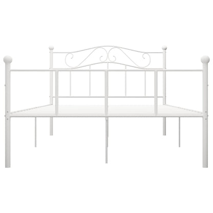 Giroletto Bianco in Metallo 160x200 cm | homemem39