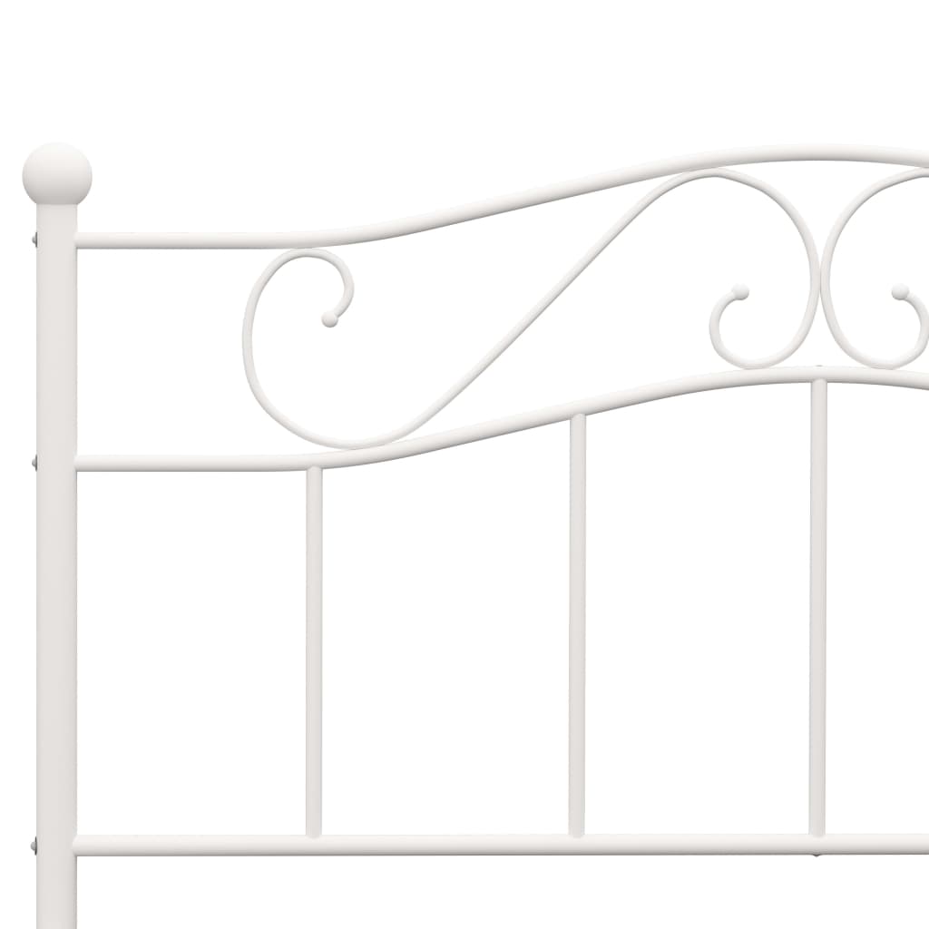 Giroletto Bianco in Metallo 160x200 cm | homemem39