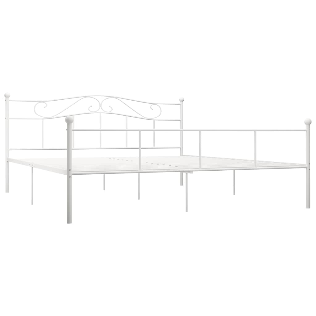 Giroletto Bianco in Metallo 180x200 cm | homemem39