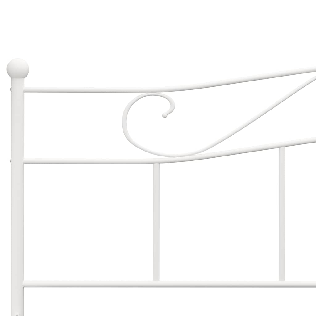 Giroletto Bianco in Metallo 180x200 cm | homemem39