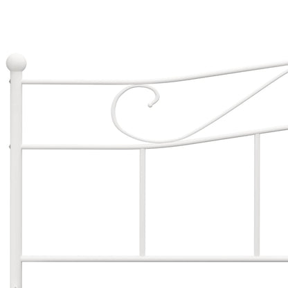 Giroletto Bianco in Metallo 180x200 cm | homemem39