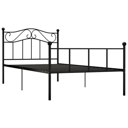 Giroletto Nero in Metallo 100x200 cm | homemem39
