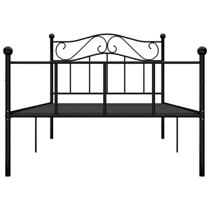 Giroletto Nero in Metallo 100x200 cm | homemem39
