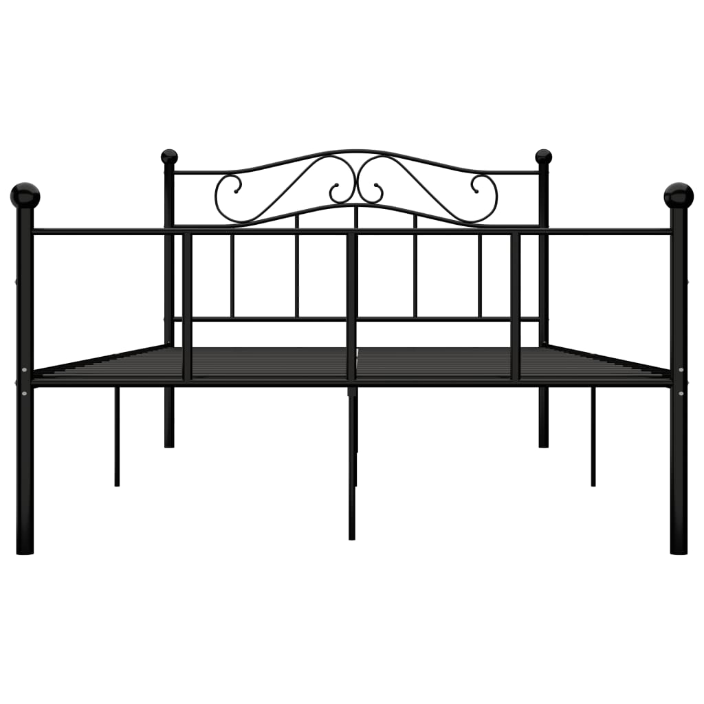 Giroletto Nero in Metallo 120x200 cm | homemem39