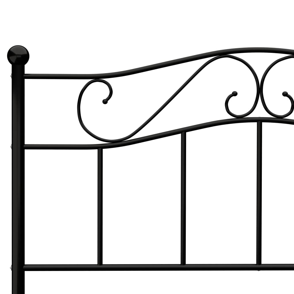 Giroletto Nero in Metallo 120x200 cm | homemem39