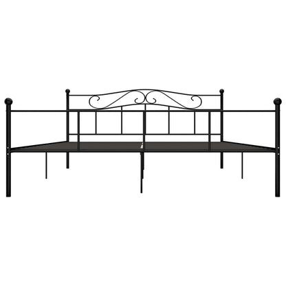 Giroletto Nero in Metallo 180x200 cm | homemem39