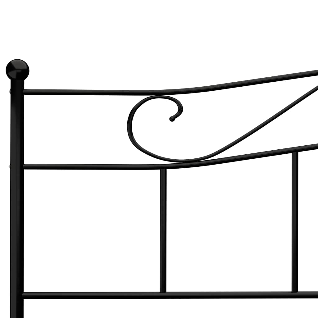 Giroletto Nero in Metallo 200x200 cm | homemem39