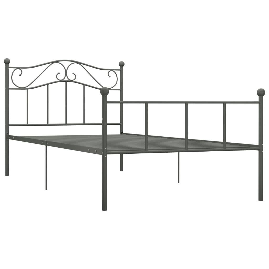 Giroletto Grigio in Metallo 100x200 cm | homemem39