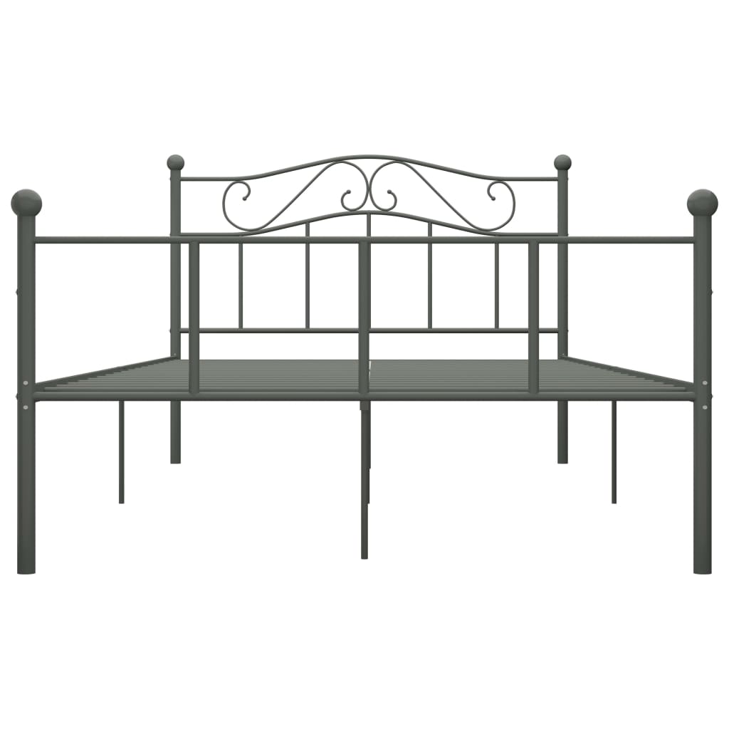 Giroletto Grigio in Metallo 160x200 cm | homemem39