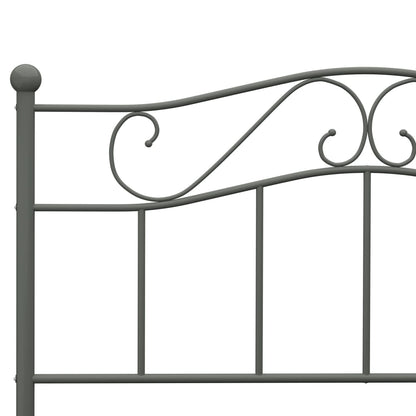 Giroletto Grigio in Metallo 160x200 cm | homemem39