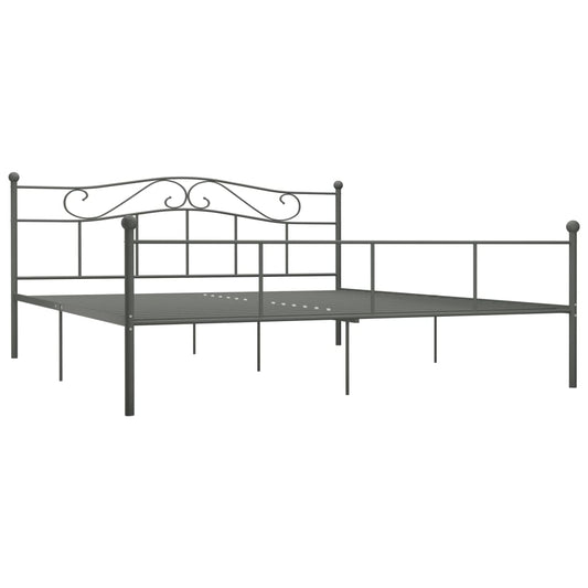 Giroletto Grigio in Metallo 180x200 cm | homemem39
