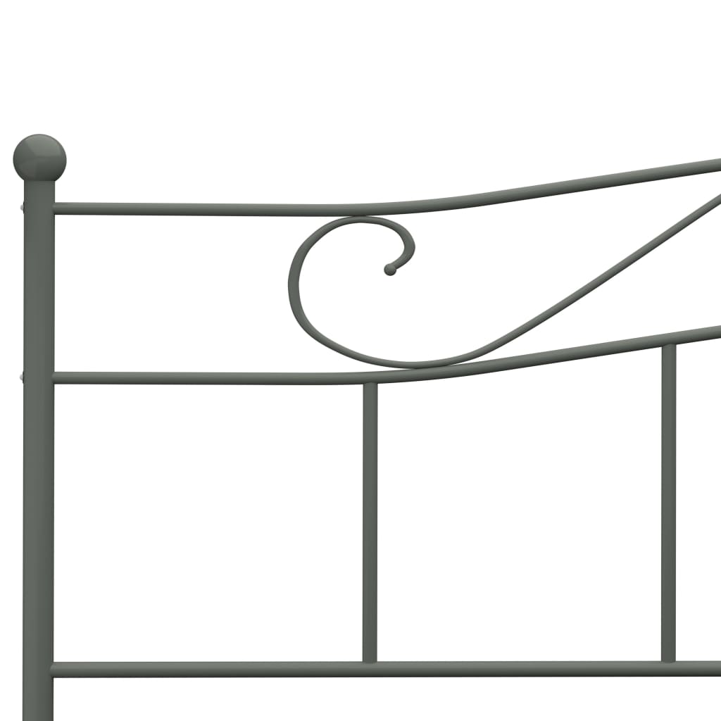 Giroletto Grigio in Metallo 180x200 cm | homemem39