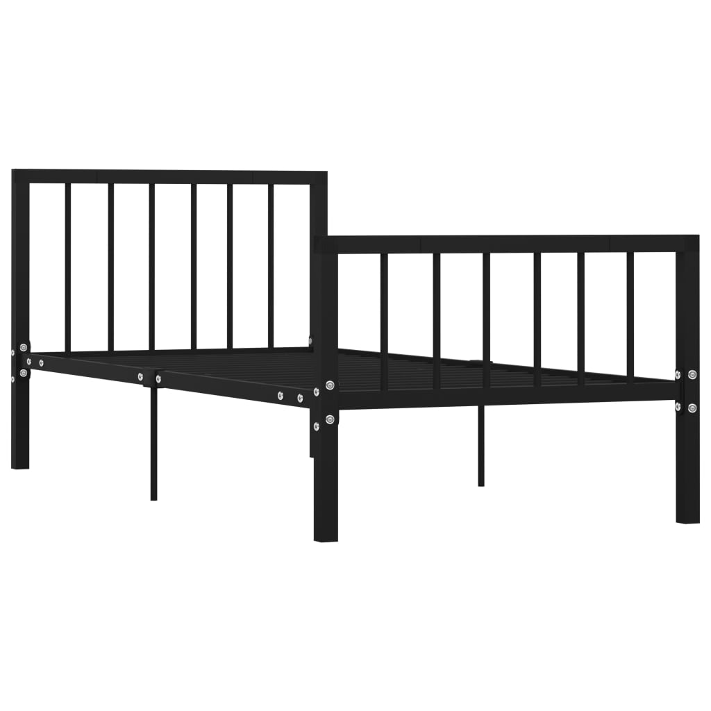 Giroletto Nero in Metallo 100x200 cm | homemem39