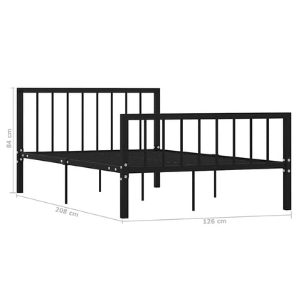 Giroletto Nero in Metallo 120x200 cm | homemem39