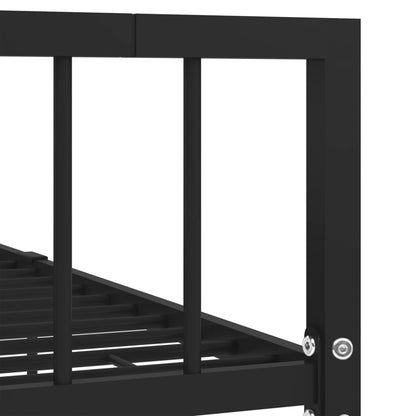 Giroletto Nero in Metallo 160x200 cm | homemem39