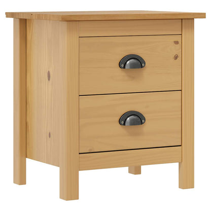 Comodino Hill 46x35x49,5 cm in Legno Massello di Pino