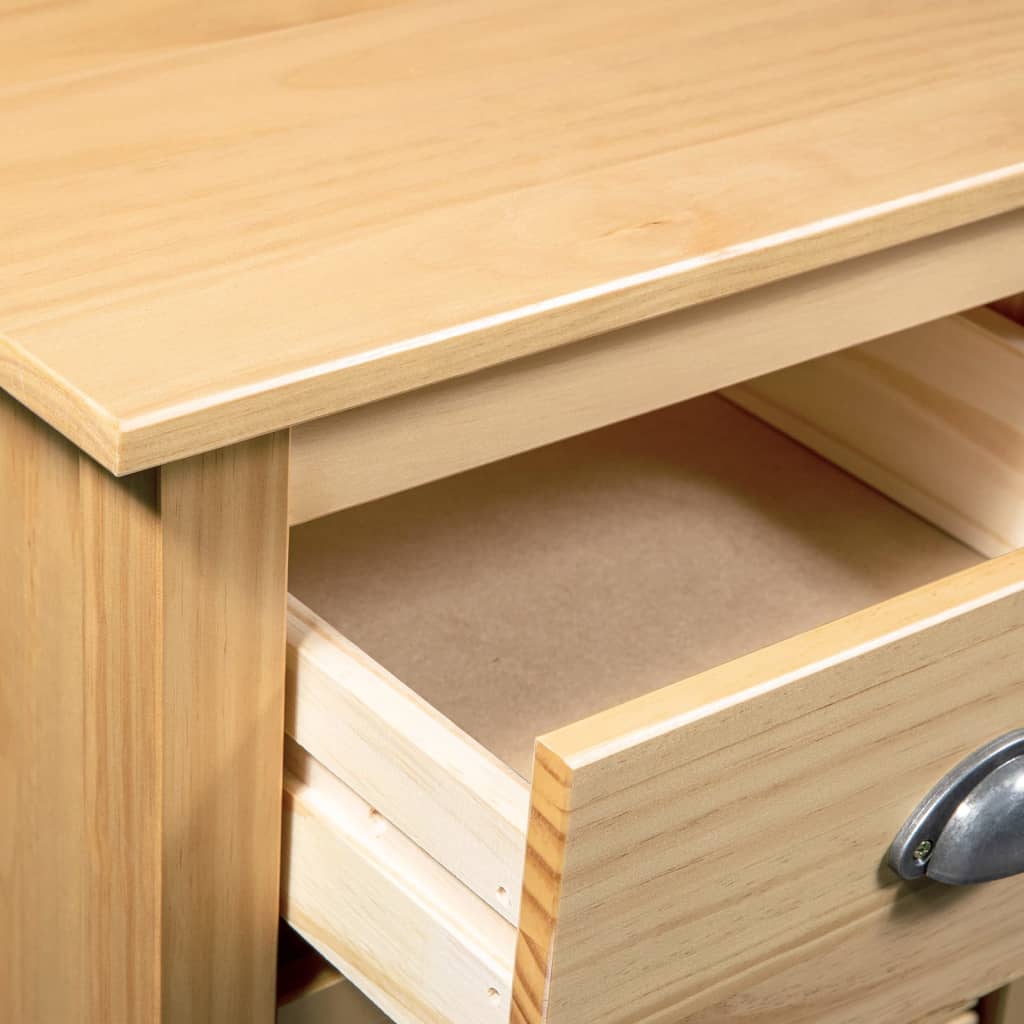 Credenza Hill 46x35x80 cm Legno Massello di Pino - homemem39