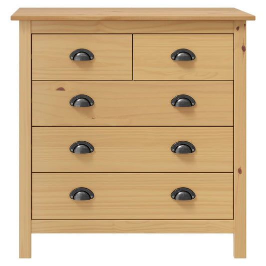 Credenza Hill 79x40x80 cm Legno Massello di Pino - homemem39