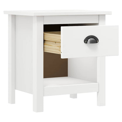 Comodini Hill 2 pz 46x35x49,5 cm Legno Massello di Pino