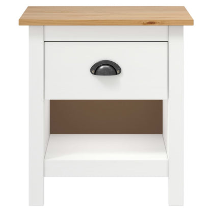 Comodini Hill 2 pz 46x35x49,5 cm Legno Massello di Pino - homemem39