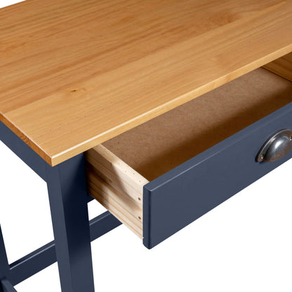 Consolle Hill con 2 Cassetti Grigia 110x45x74 cm Legno Pino | homemem39