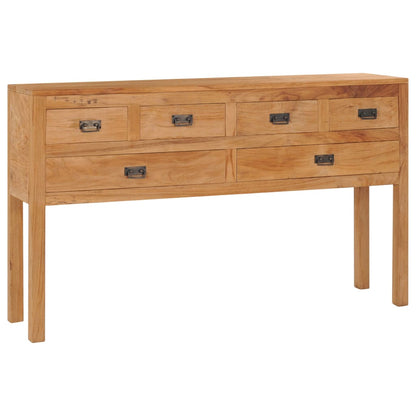 Credenza 125x30x75 cm in Legno Massello di Teak