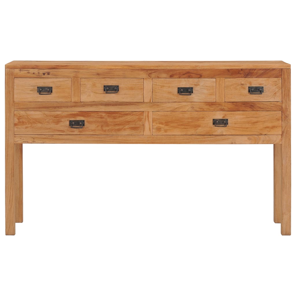 Credenza 125x30x75 cm in Legno Massello di Teak