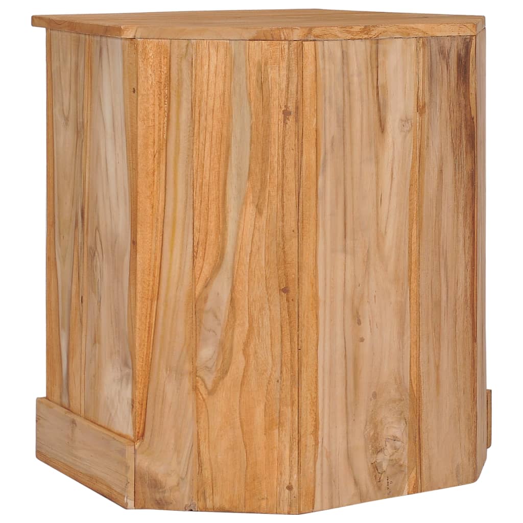 Credenza Angolare 60x45x60 cm in Legno Massello di Teak