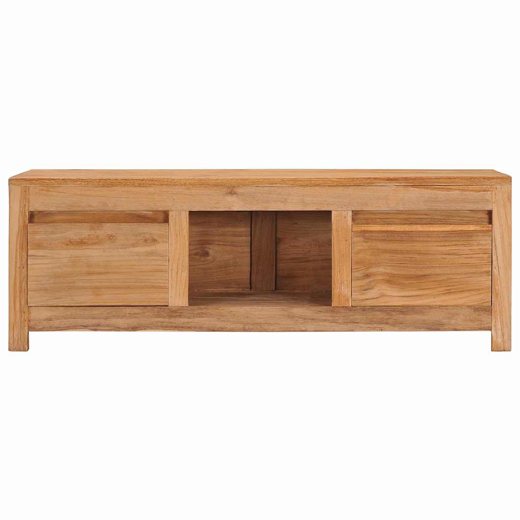 Mobile Porta TV 100x30x35 cm in Legno Massello di Teak | homemem39