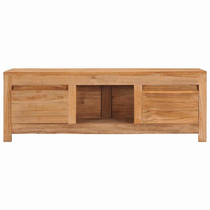 Mobile Porta TV 100x30x35 cm in Legno Massello di Teak | homemem39