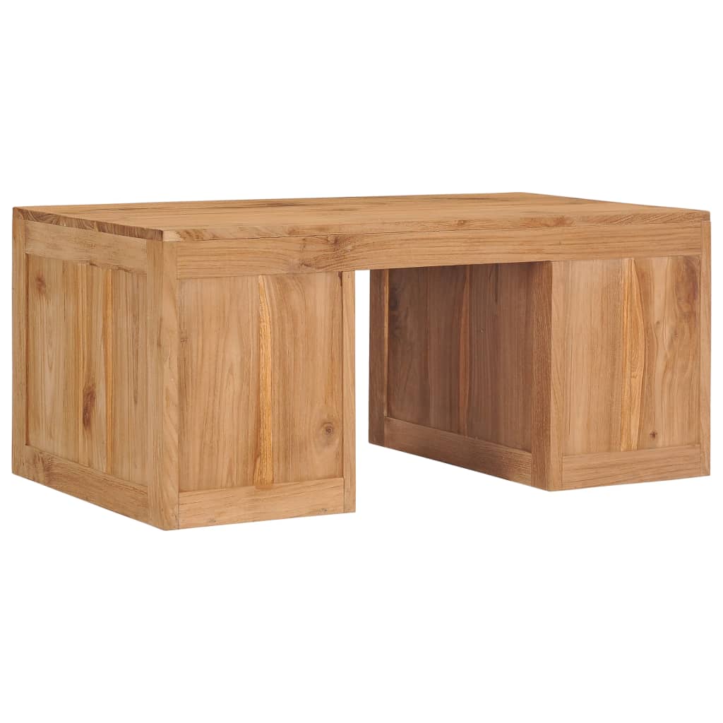 Tavolino da Salotto 90x50x40 cm in Legno Massello di Teak | homemem39