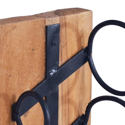 Cantinetta per 6 Bottiglie 35x35x100 cm in Legno di Teak - homemem39