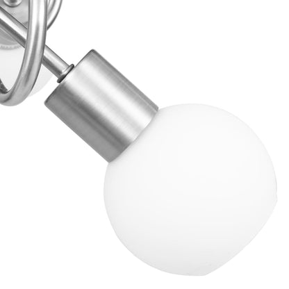 Lampadario Paralume in Ceramica a Coppa Bianco 3 Lampadine E14 | homemem39