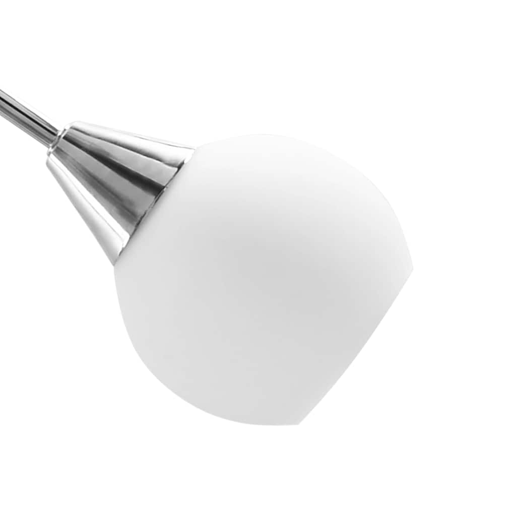 Lampadario con Paralumi in Ceramica 5 Lampadine E14  a Coppa | homemem39