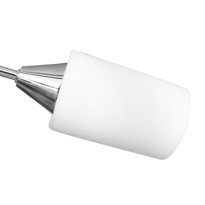 Lampadario Paralumi in Ceramica 5 Lampadine E14 Bianco a Cono | homemem39