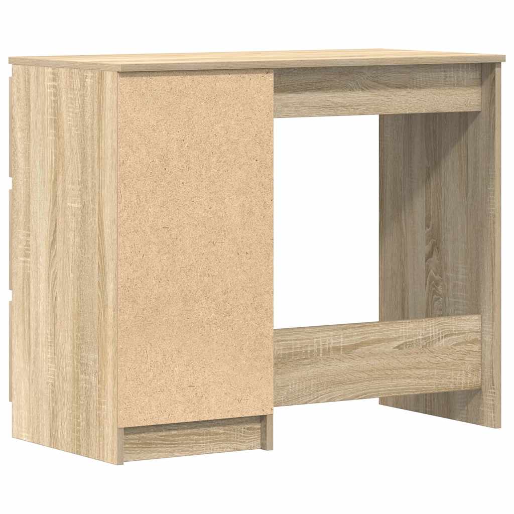Scrivania Rovere Sonoma 90x45x76 cm in Legno Multistrato - homemem39