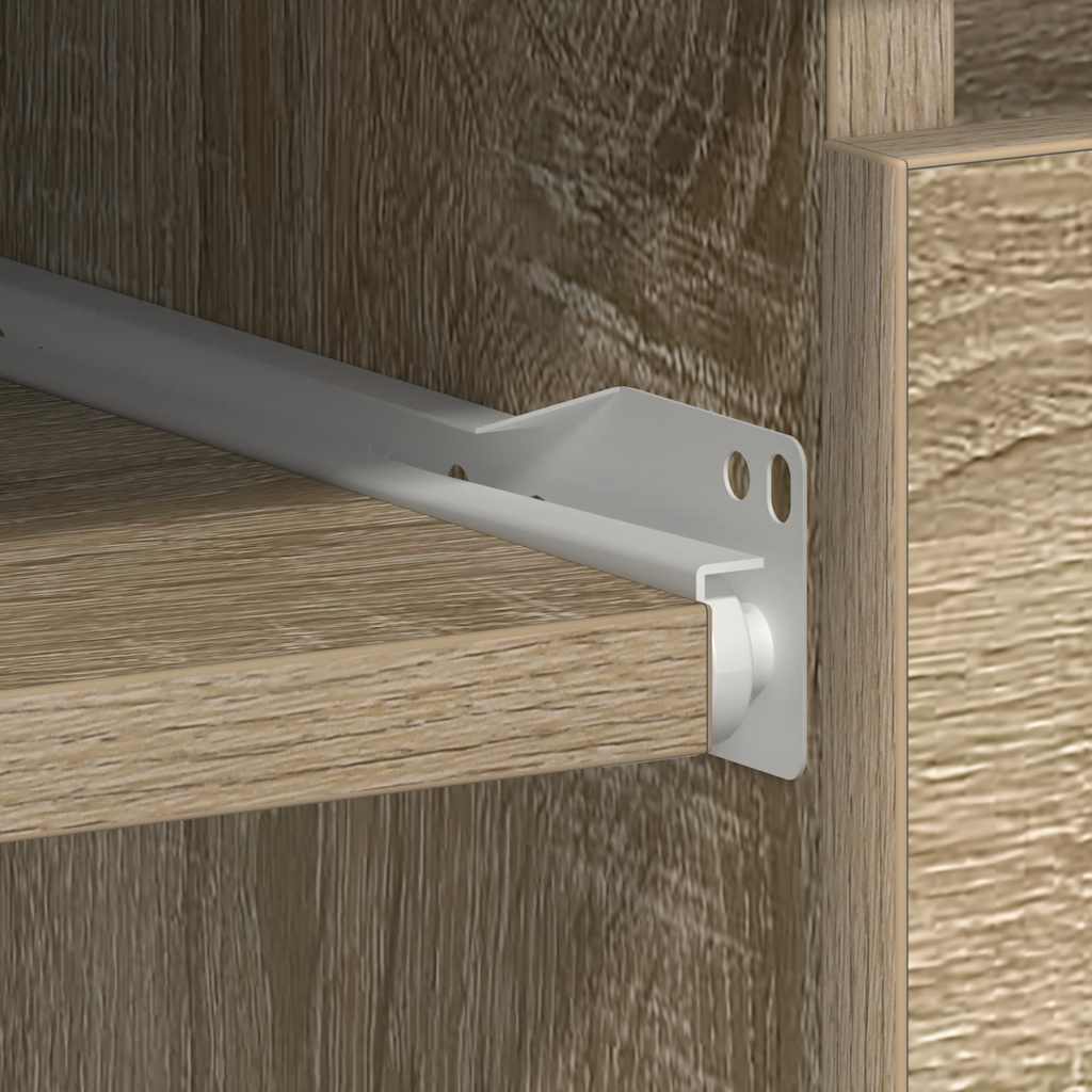 Scrivania Rovere Sonoma 90x45x76 cm in Legno Multistrato - homemem39