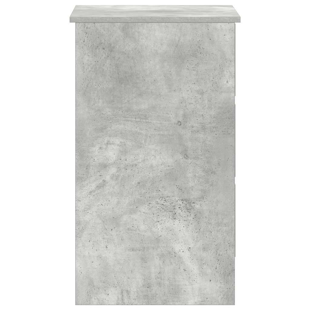 Scrivania Grigio Cemento 90x45x76 cm in Legno Multistrato - homemem39