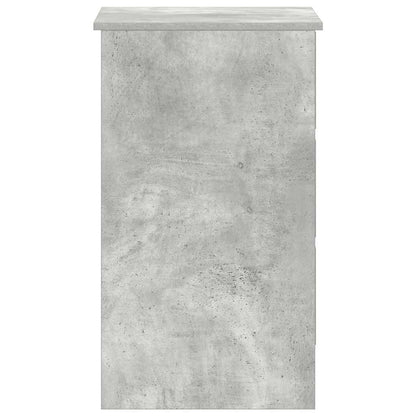 Scrivania Grigio Cemento 90x45x76 cm in Legno Multistrato - homemem39