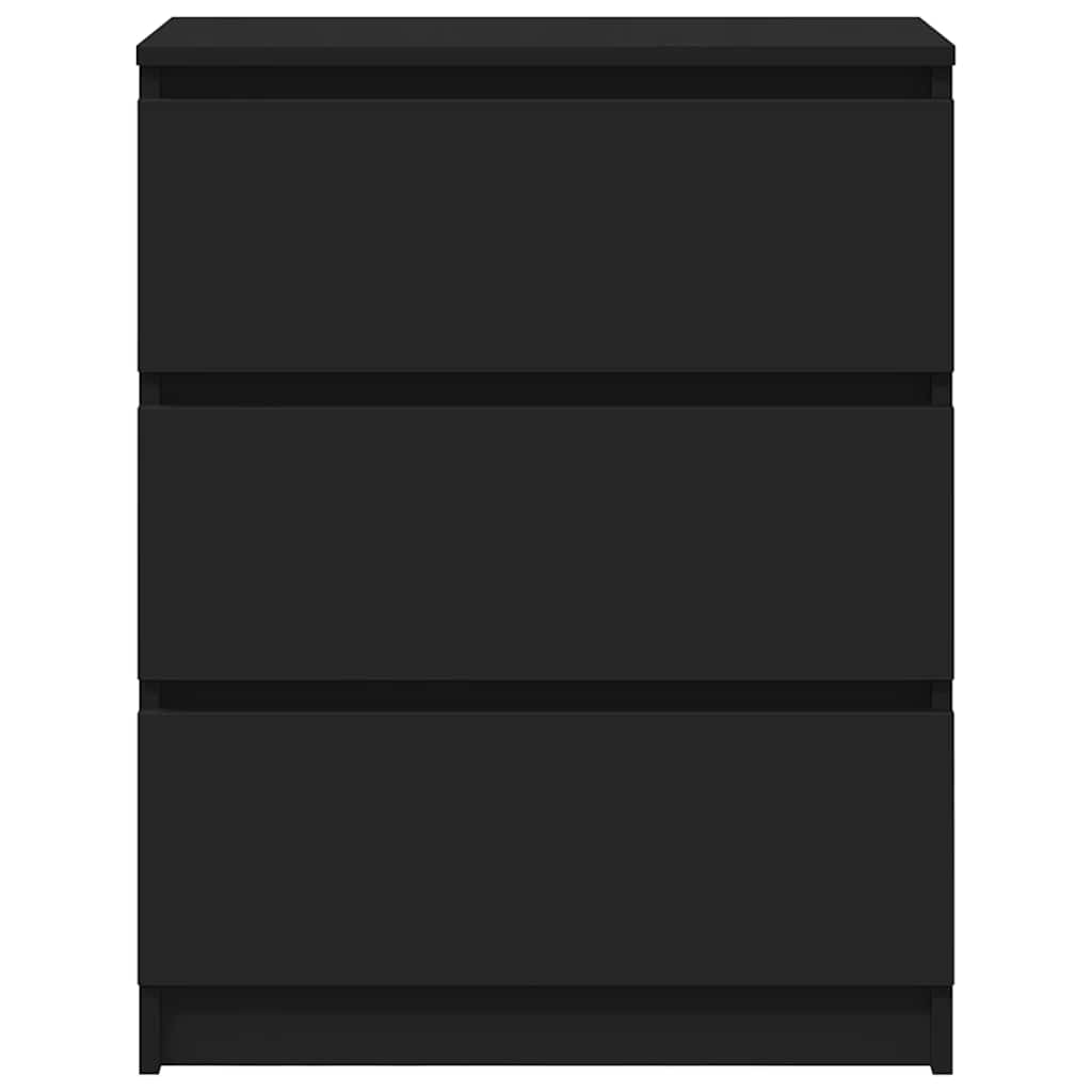 Credenza Nera 60x35x76 cm in Legno Multistrato | homemem39