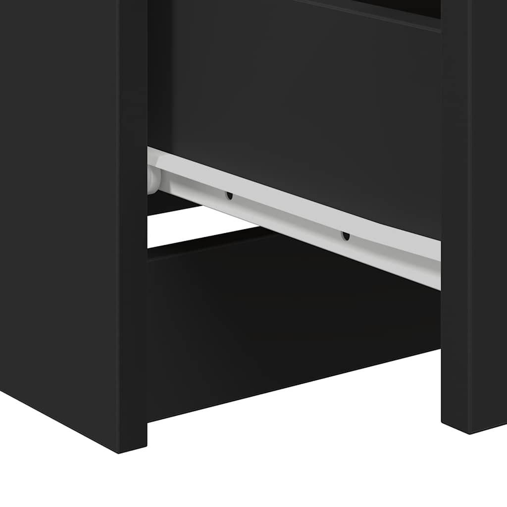 Credenza Nera 60x35x76 cm in Legno Multistrato | homemem39