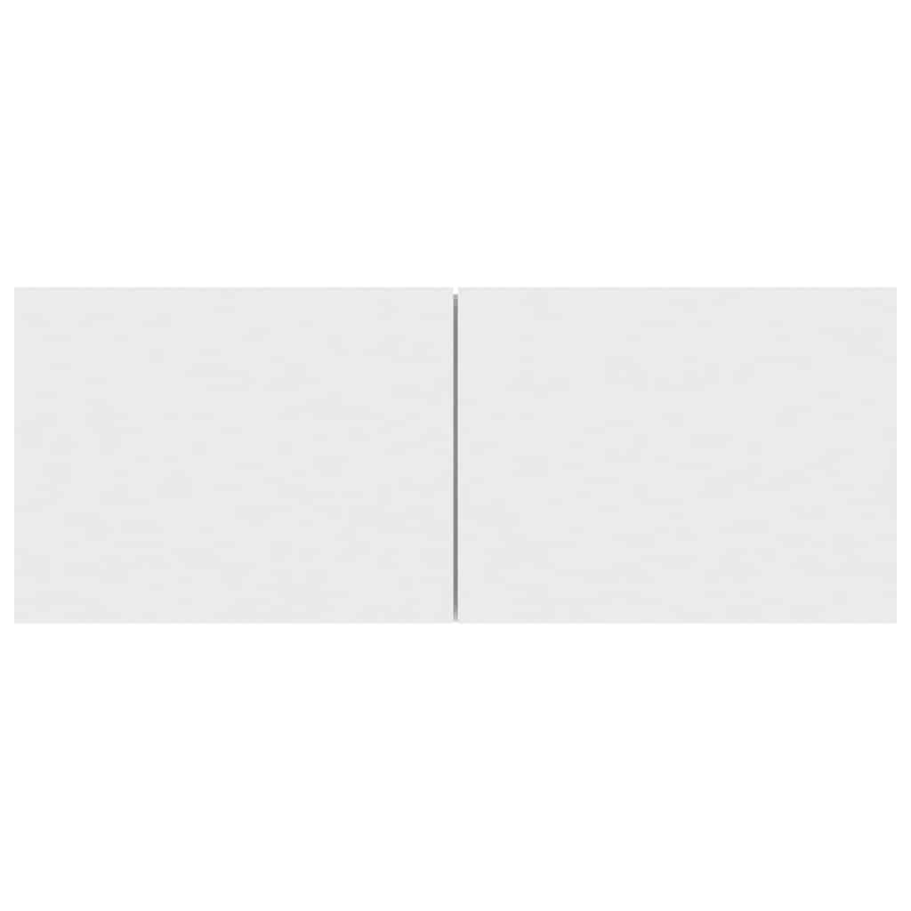 Mobile Porta TV Bianco 80x30x30 cm in Legno Multistrato - homemem39